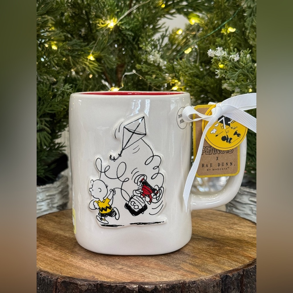 🪁 Brand NEW w/Tags Peanuts x Rae Dunn 75 Yrs everything seems fine Dbl Sided Mug